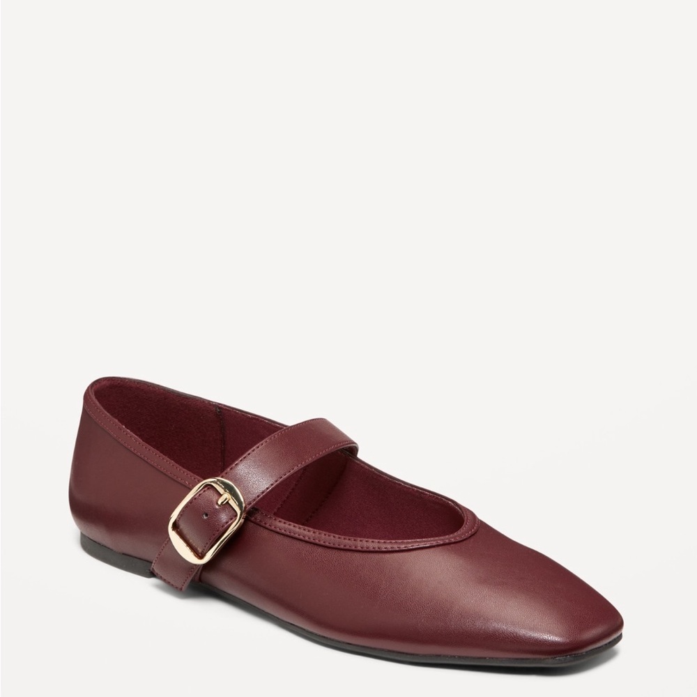 Old Navy Women's Burgundy Flats - Picture 5 of 5